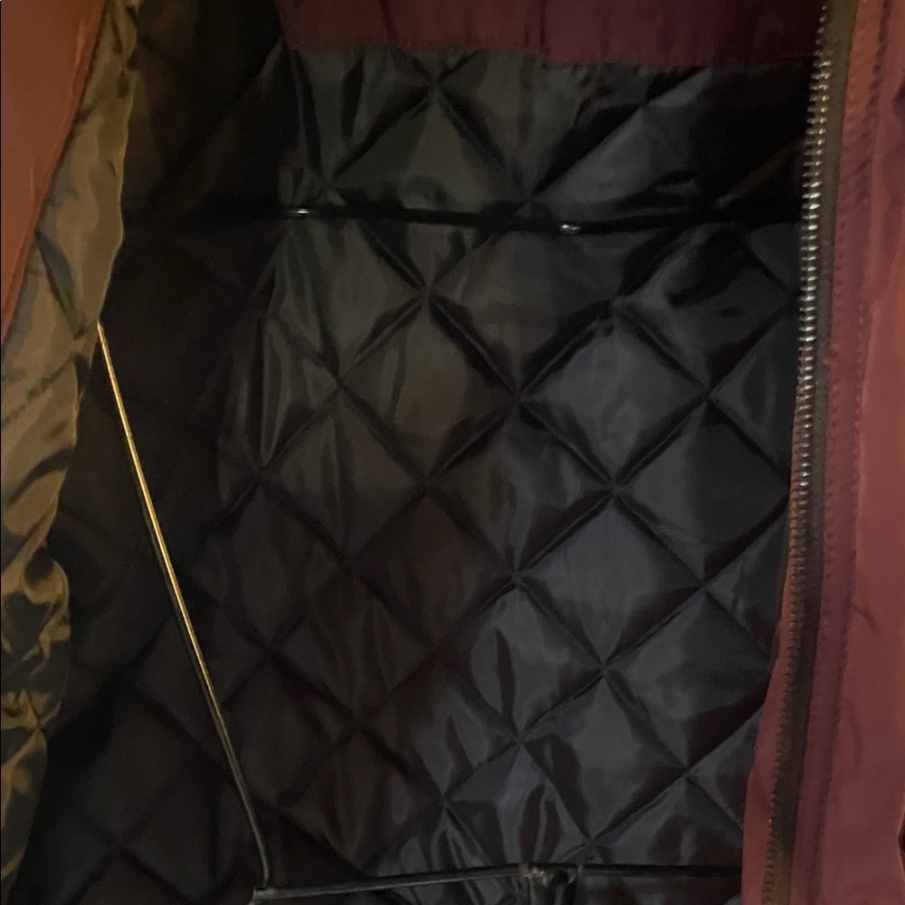 DKNY Jeans Dark Maroon Bomber Jacket - Picture 4 of 4